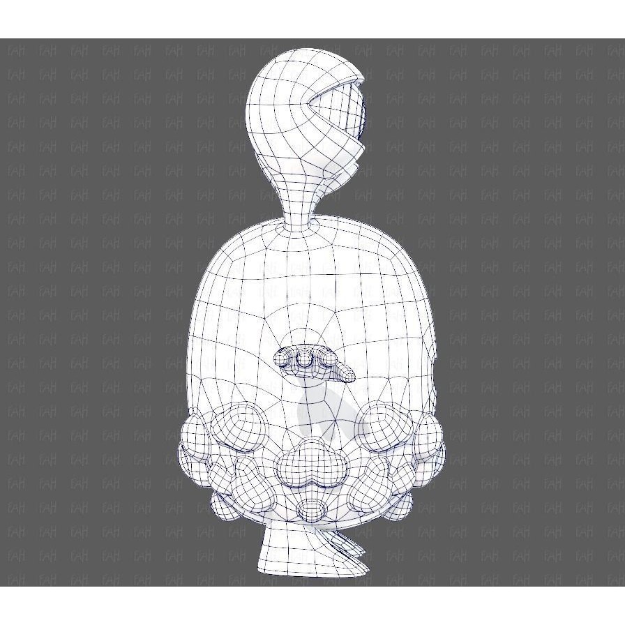 Monster V08 3D Model – Low Poly Cartoon Character for Animation - View 13
