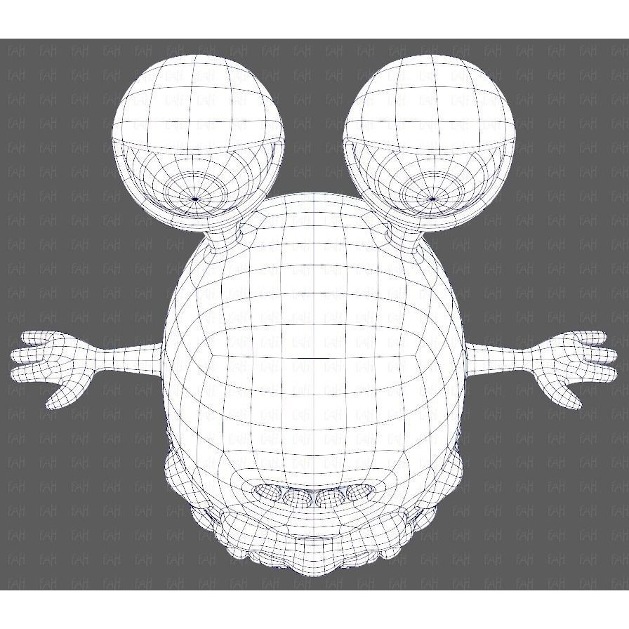 Monster V08 3D Model – Low Poly Cartoon Character for Animation - View 36