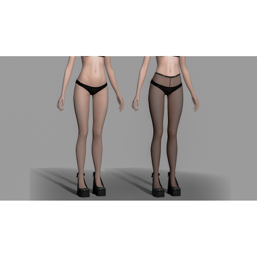 Maid Character 3D Model – Low Poly Game Ready with PBR Textures - View 8