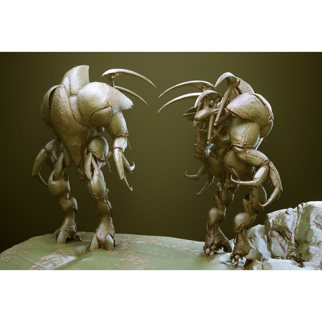 iNSEKt 3D Model – High Poly Creature Parts Kitbash for Zbrush - View 13