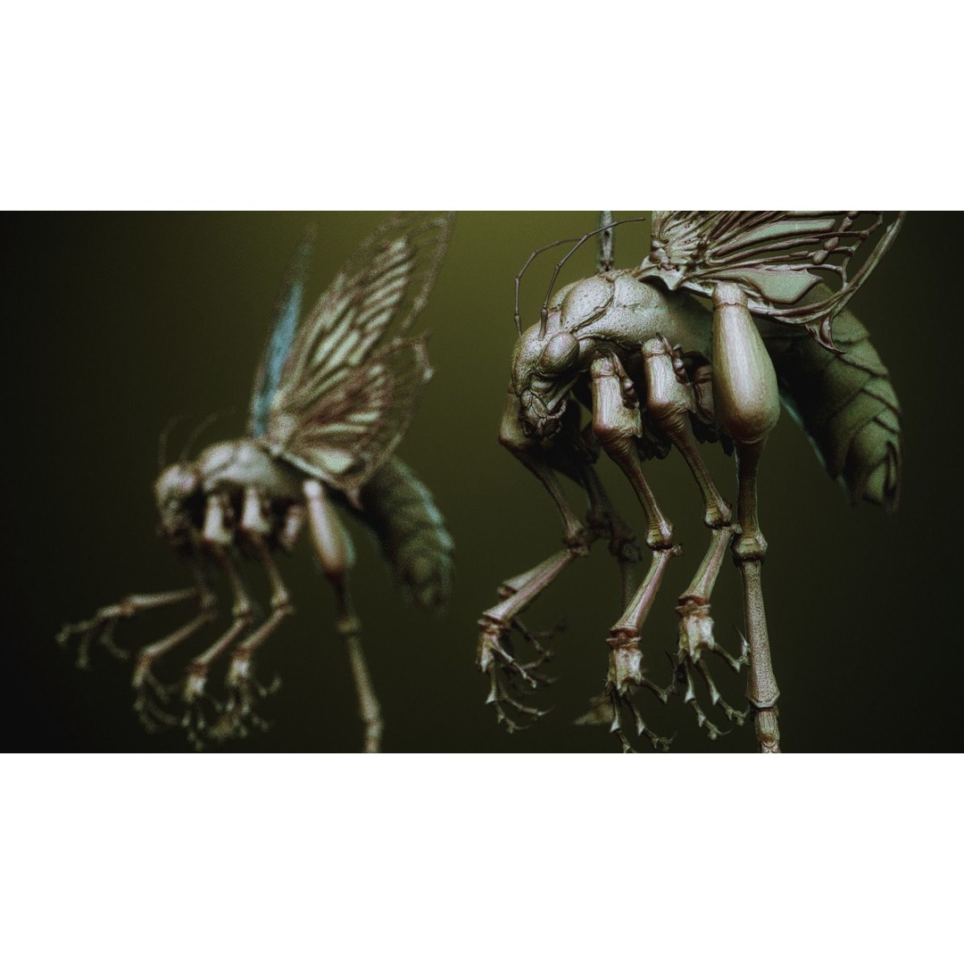 iNSEKt 3D Model – High Poly Creature Parts Kitbash for Zbrush - View 14