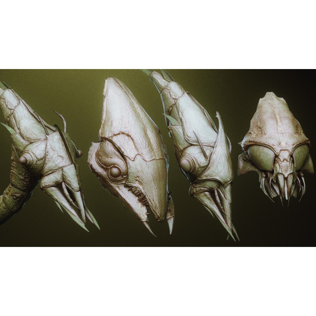 iNSEKt 3D Model – High Poly Creature Parts Kitbash for Zbrush - View 39