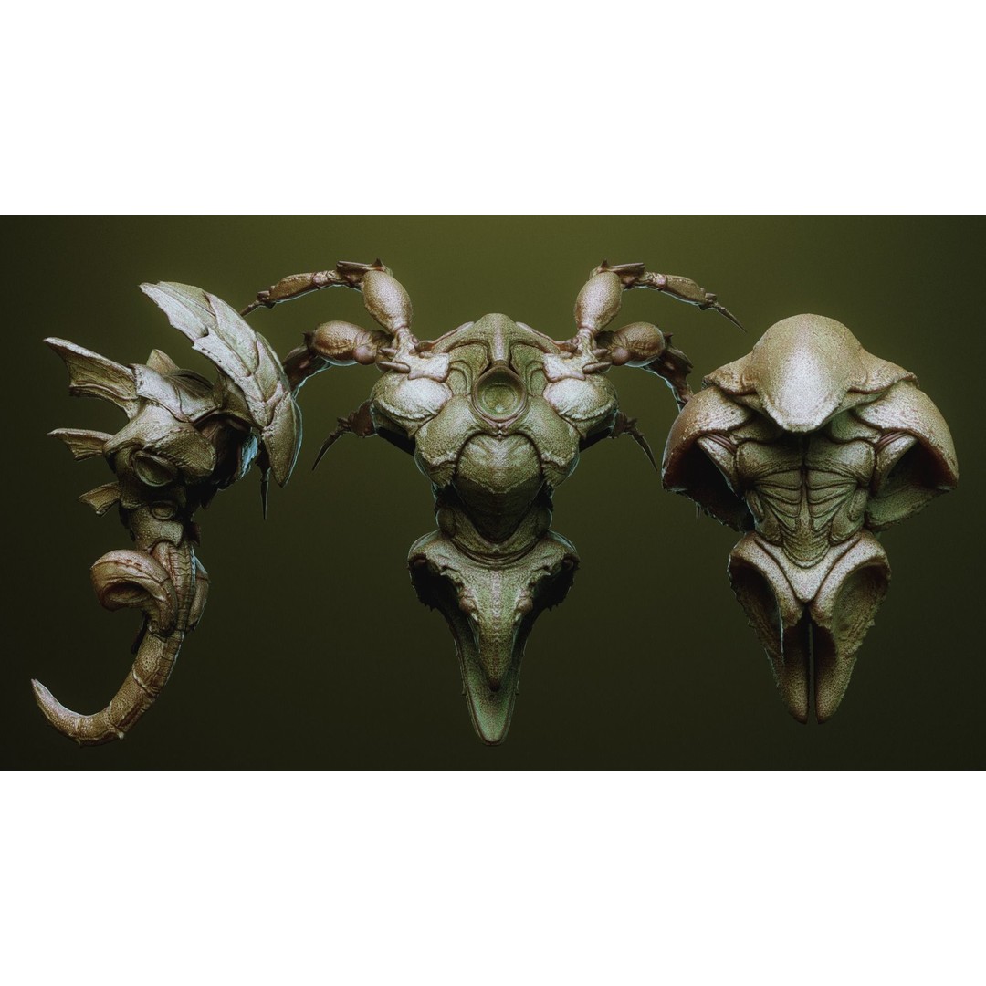 iNSEKt 3D Model – High Poly Creature Parts Kitbash for Zbrush - View 44