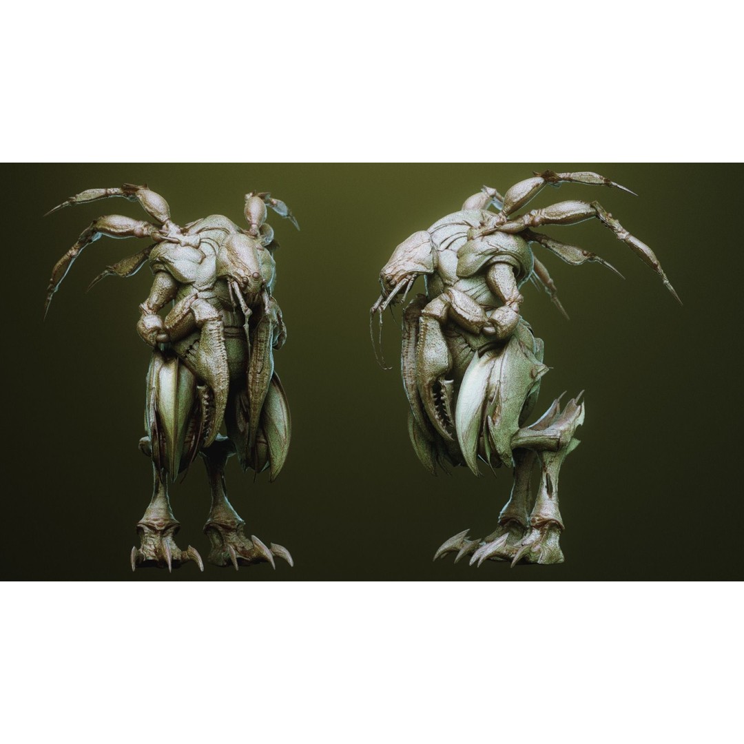 iNSEKt 3D Model – High Poly Creature Parts Kitbash for Zbrush - View 5
