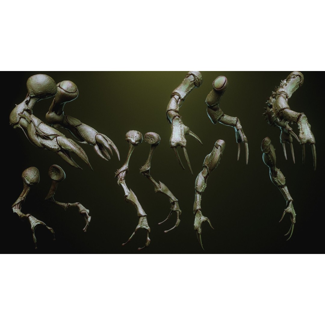 iNSEKt 3D Model – High Poly Creature Parts Kitbash for Zbrush - View 53