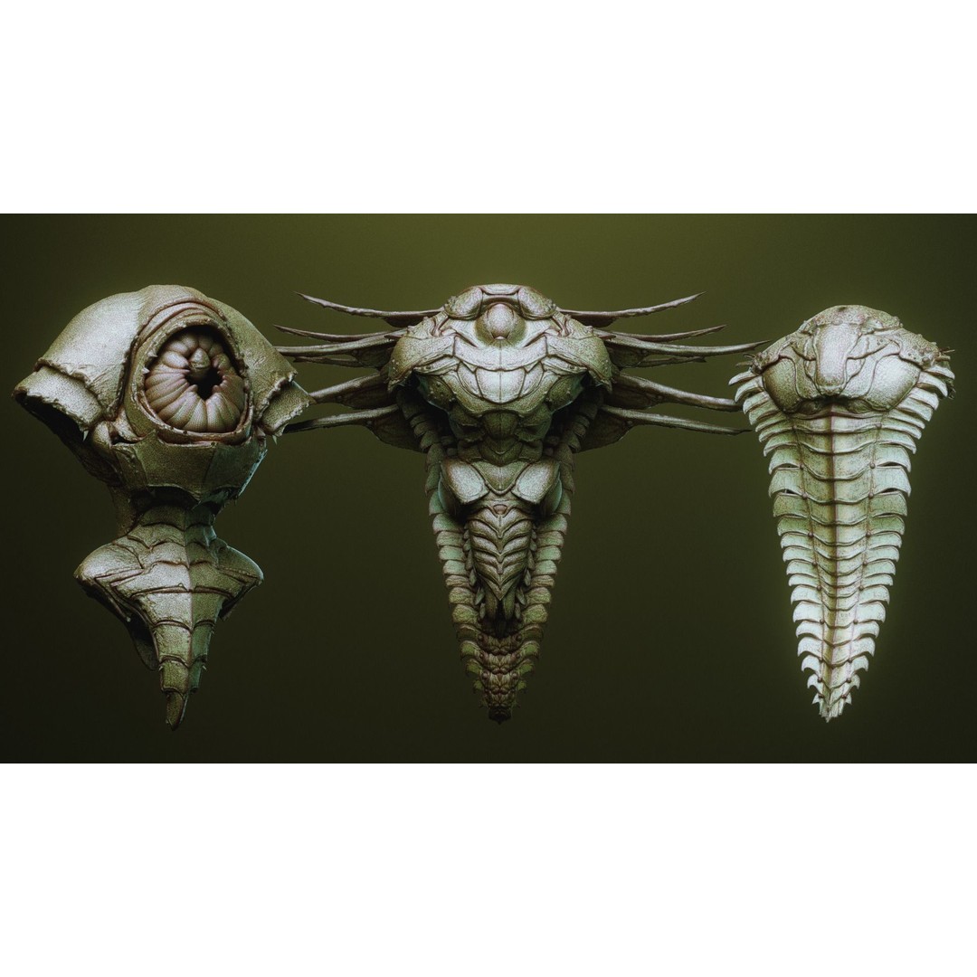 iNSEKt 3D Model – High Poly Creature Parts Kitbash for Zbrush - View 54