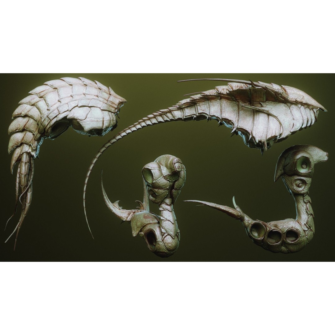 iNSEKt 3D Model – High Poly Creature Parts Kitbash for Zbrush - View 56