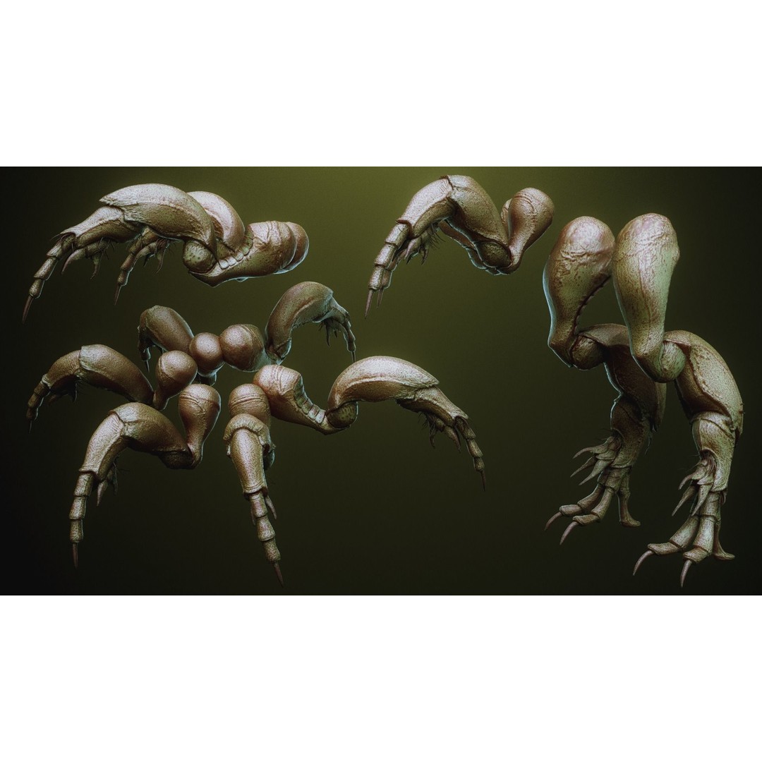 iNSEKt 3D Model – High Poly Creature Parts Kitbash for Zbrush - View 66