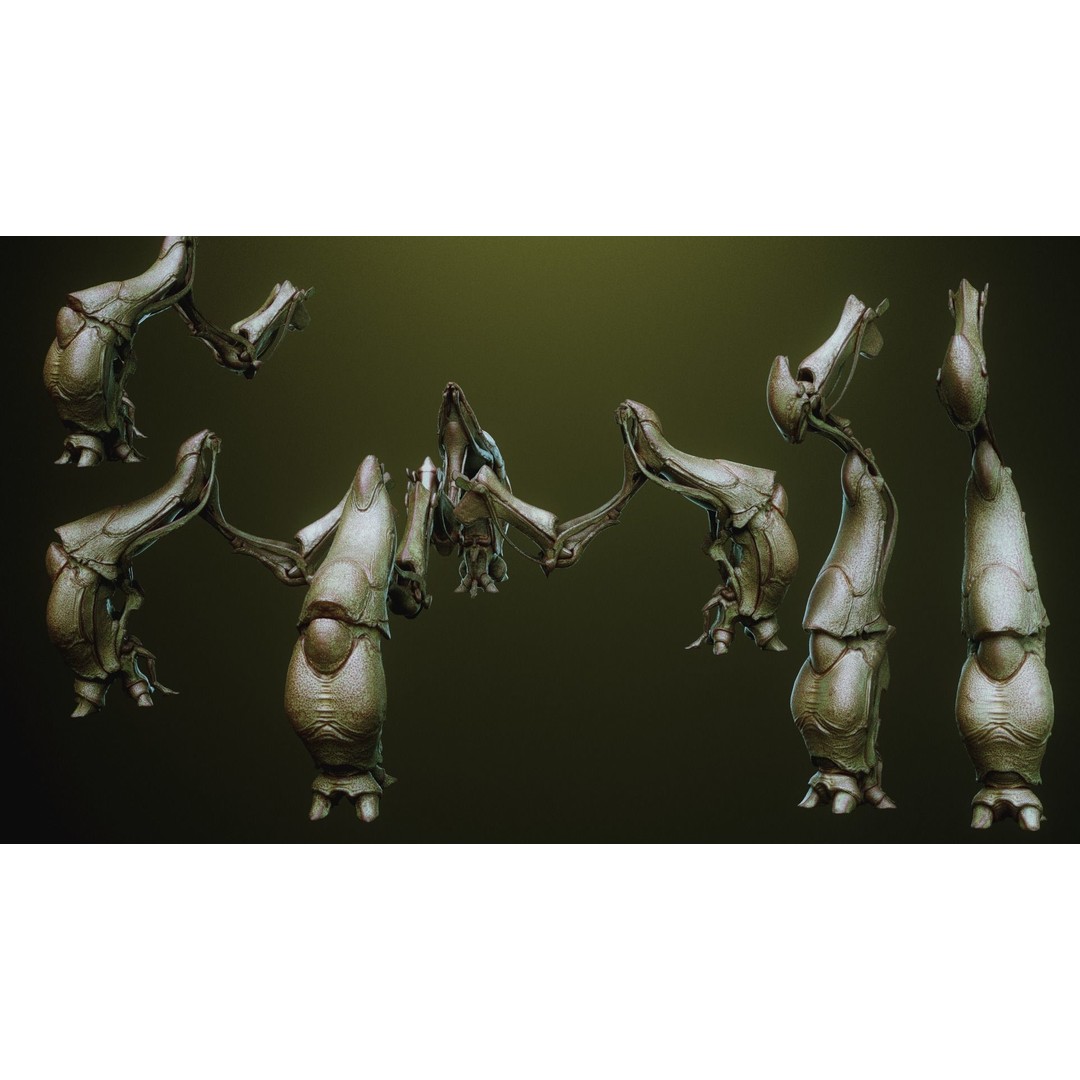 iNSEKt 3D Model – High Poly Creature Parts Kitbash for Zbrush - View 68