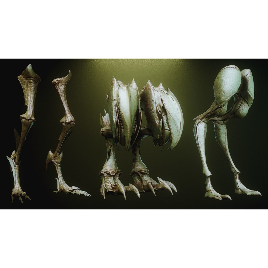 iNSEKt 3D Model – High Poly Creature Parts Kitbash for Zbrush - View 70