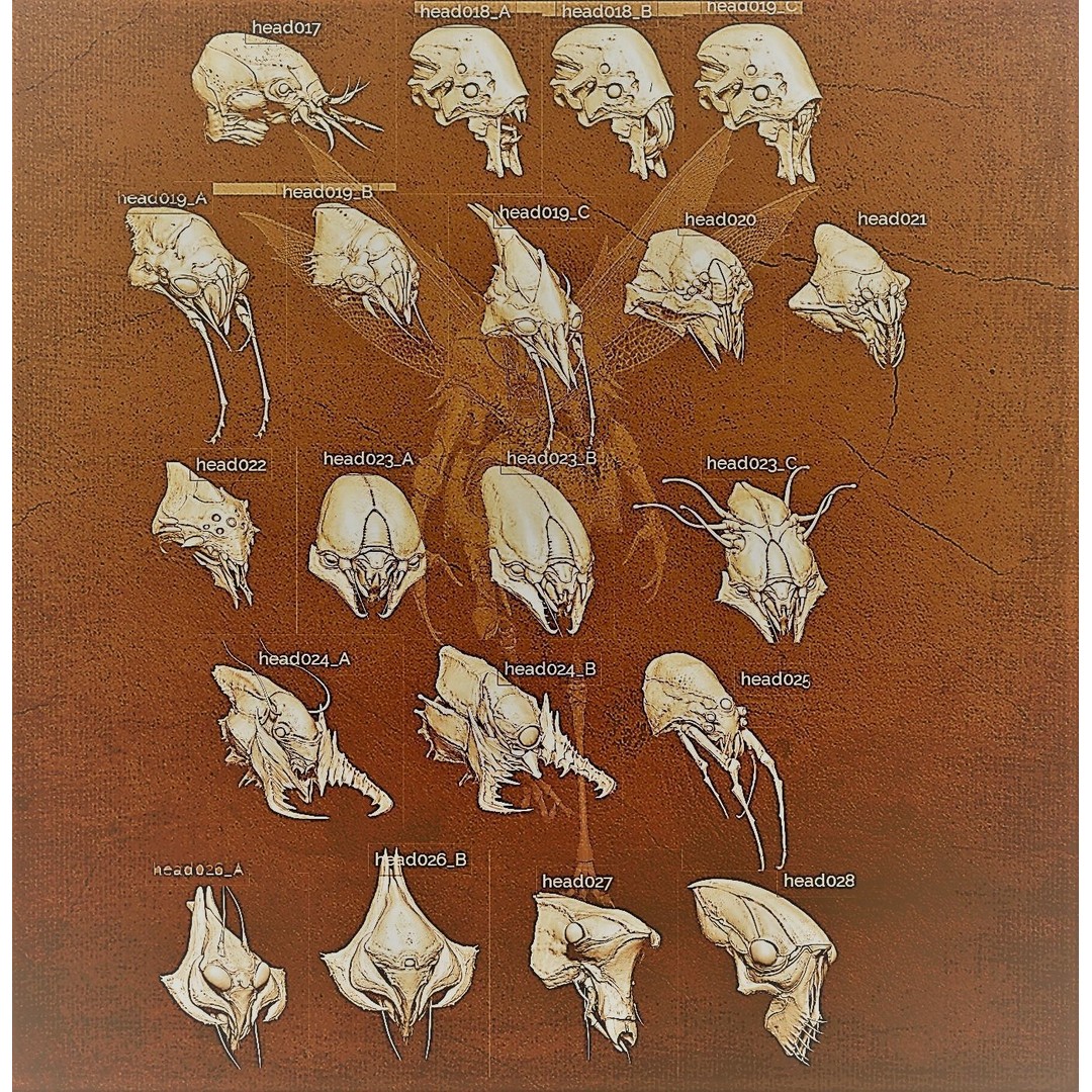 iNSEKt 3D Model – High Poly Creature Parts Kitbash for Zbrush - View 90