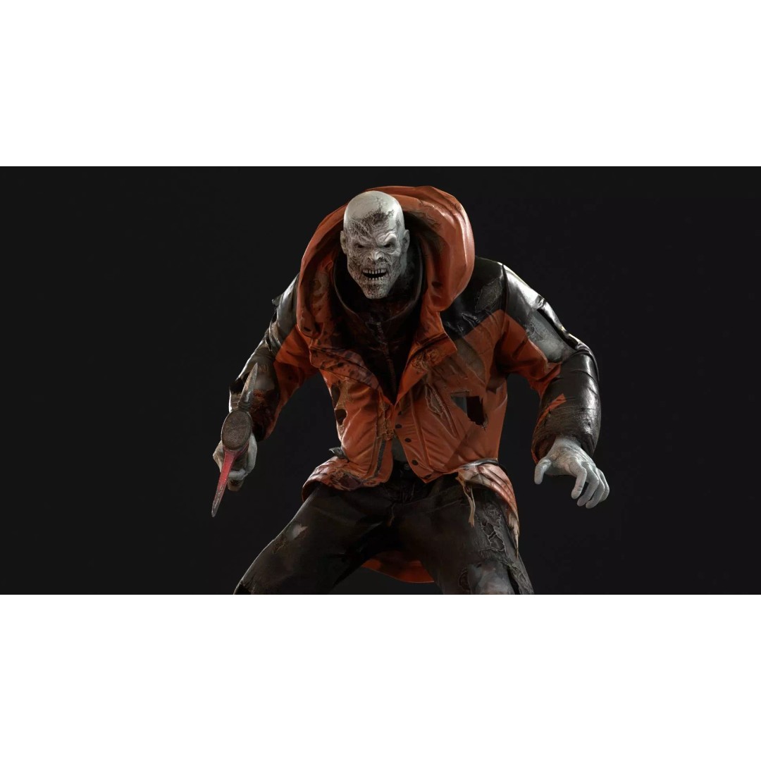 Zombie Juggernaut 3D Model – Low Poly Rigged Character for Games - View 17