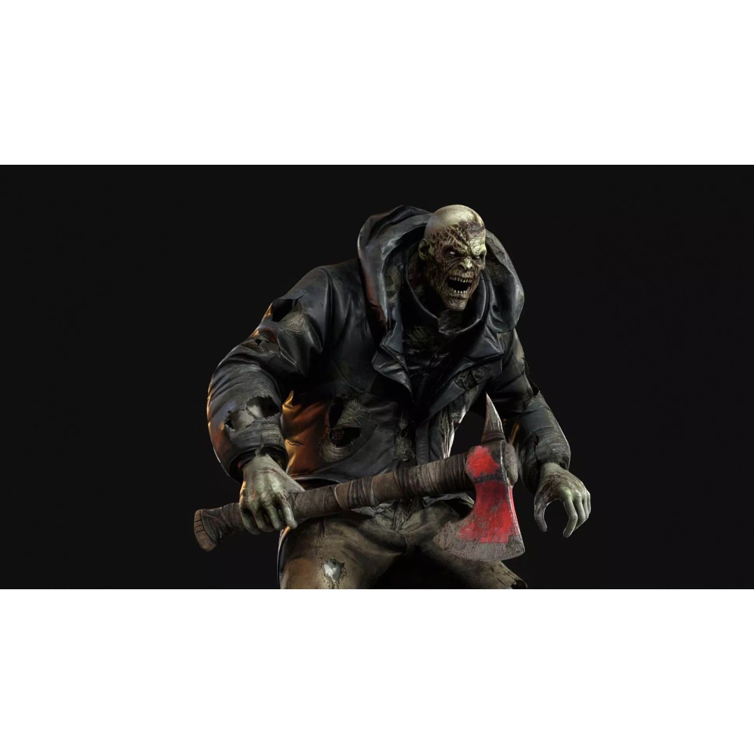Zombie Juggernaut 3D Model – Low Poly Rigged Character for Games - View 22