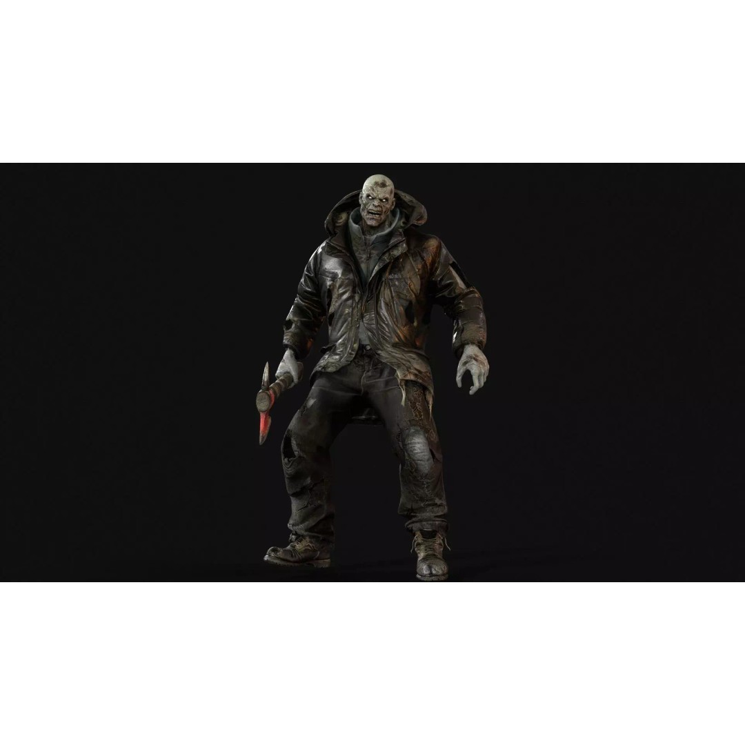 Zombie Juggernaut 3D Model – Low Poly Rigged Character for Games - View 28