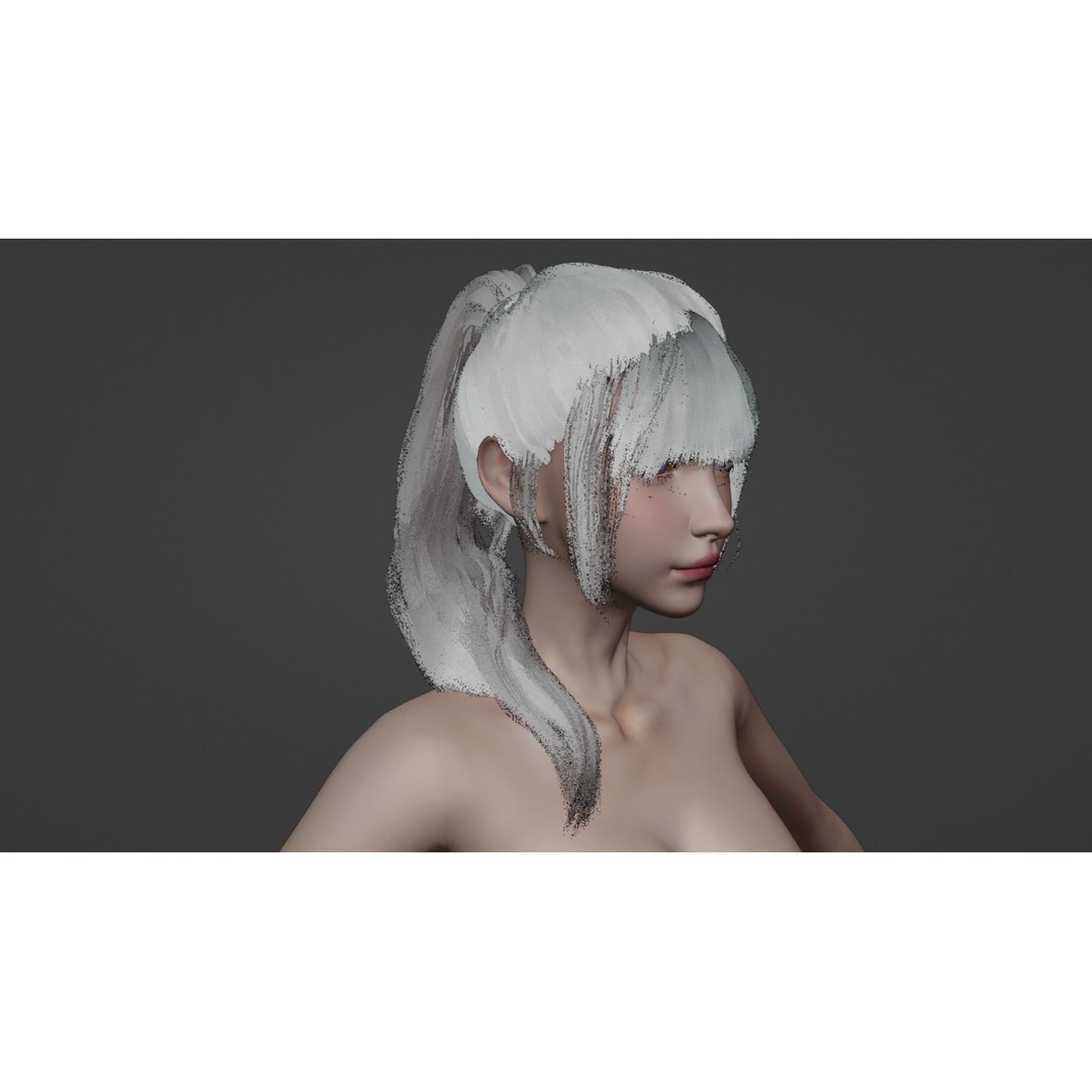 Realistic Girl Character 3D Model – Low Poly Game Ready, Rigged, FBX - View 13