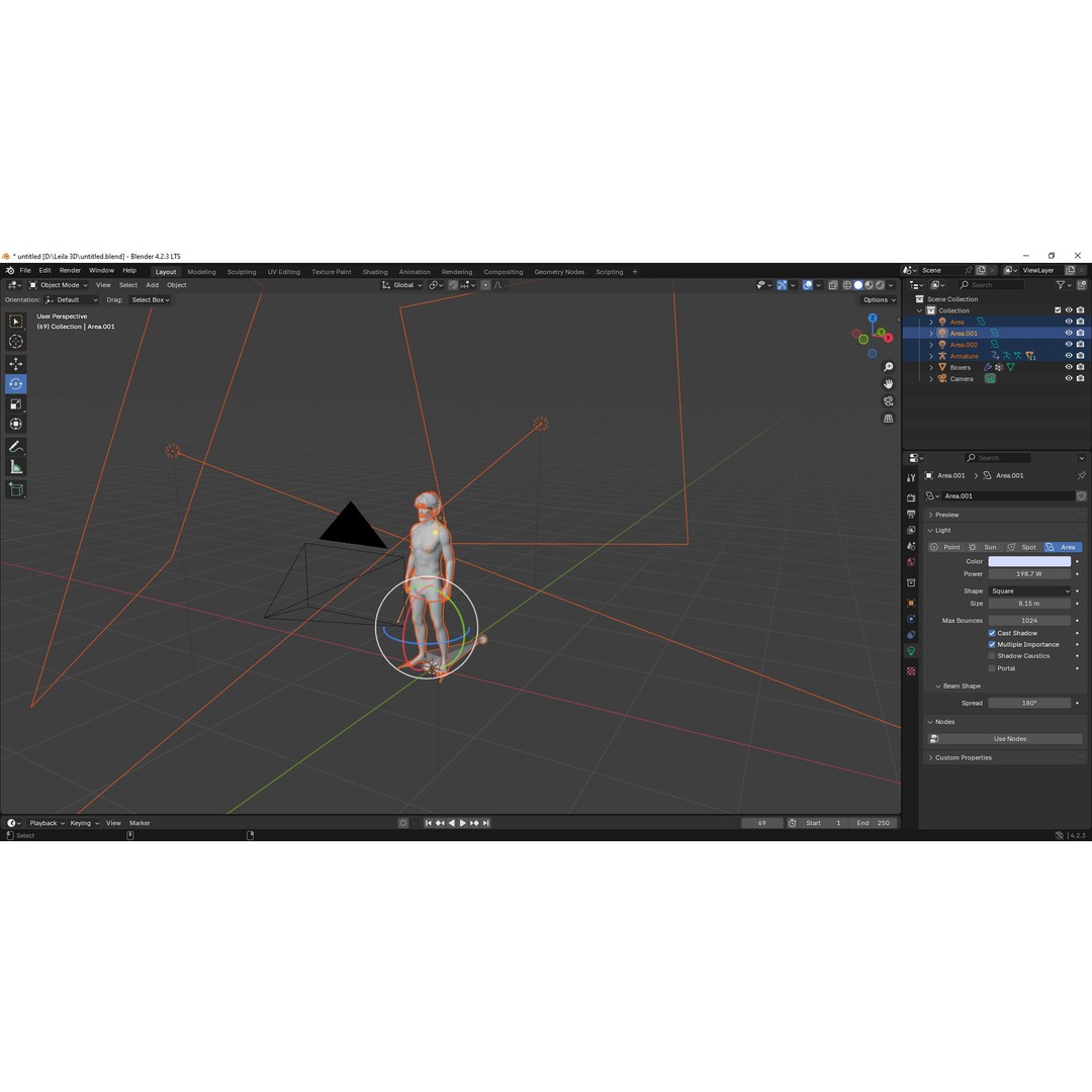 Dan 3D Model – Low Poly Rigged Character, FBX & PBR Textures