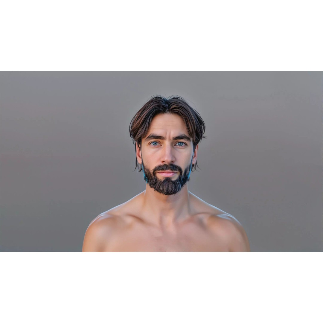 Dan 3D Model – Low Poly Rigged Character, FBX & PBR Textures - View 2
