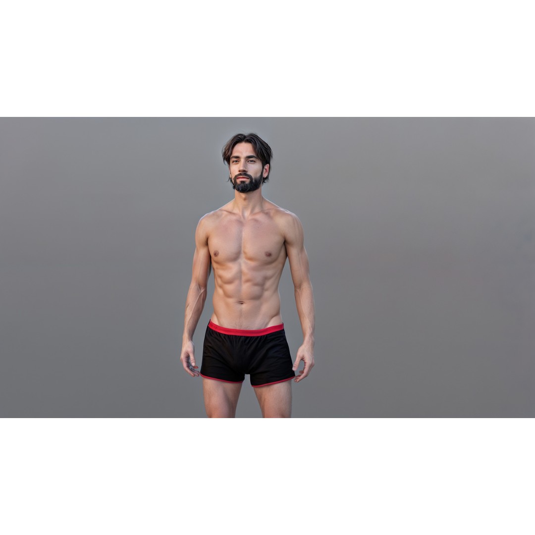 Dan 3D Model – Low Poly Rigged Character, FBX & PBR Textures - View 4
