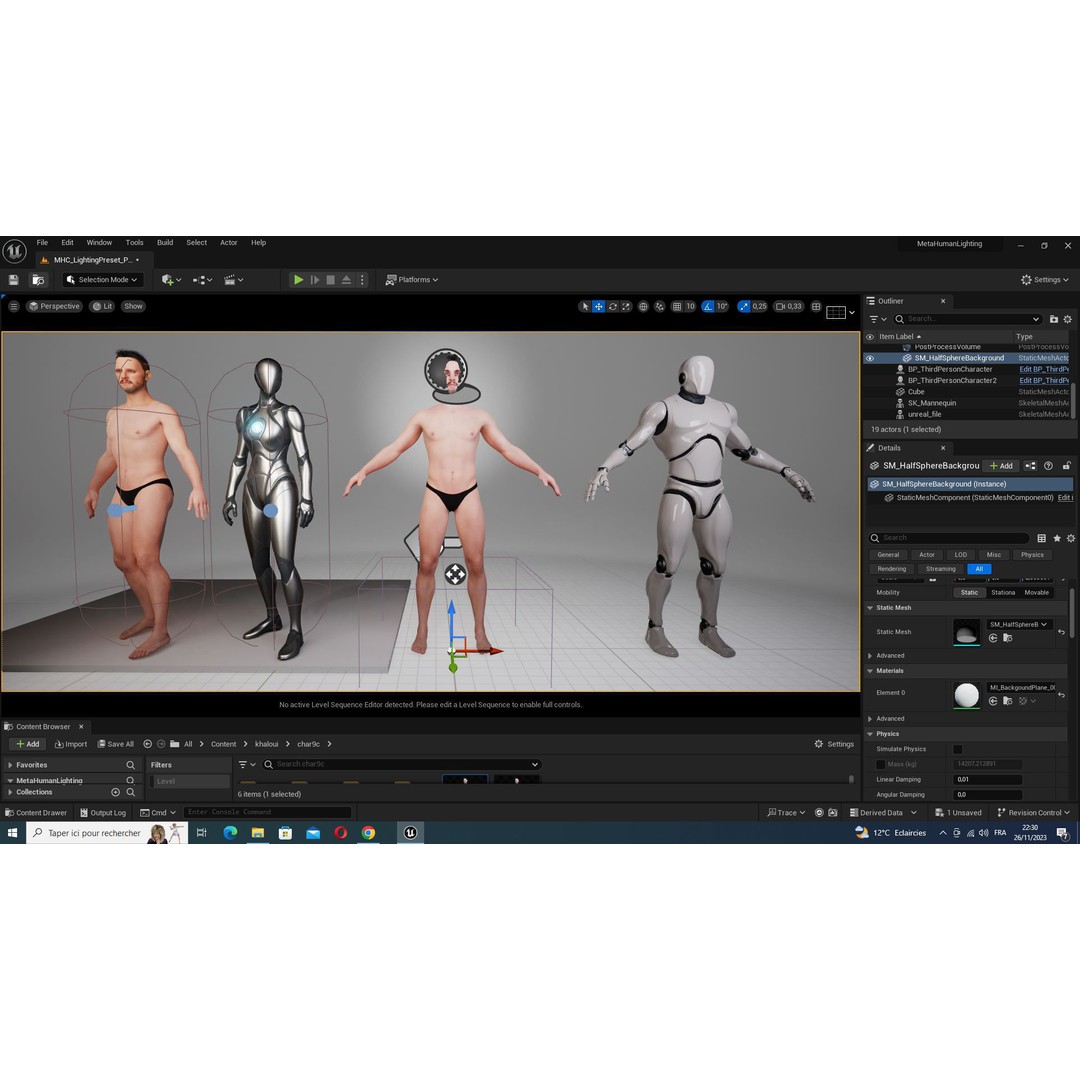 Realistic Man Base Mesh 3D Model – Low Poly Game-Ready Character, FBX - View 24