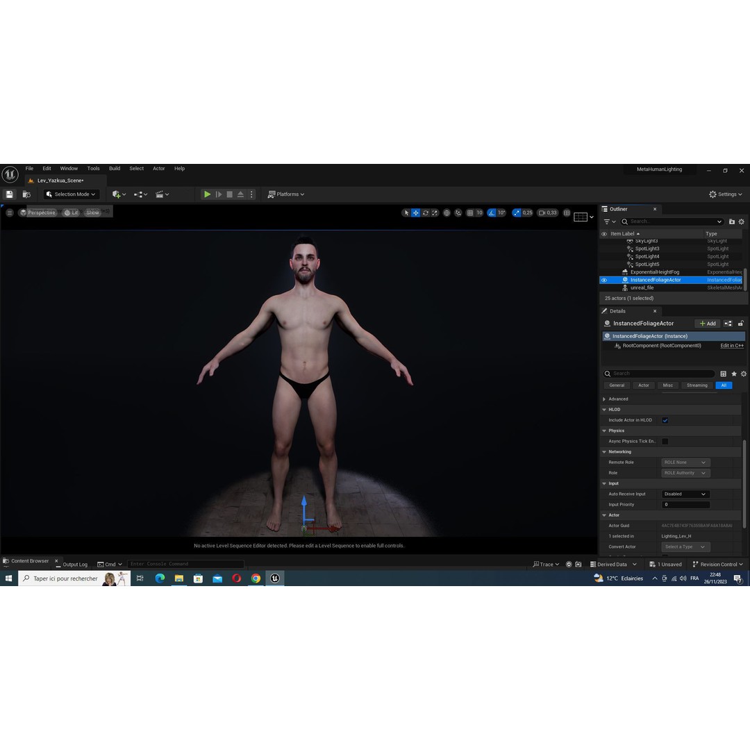 Realistic Man Base Mesh 3D Model – Low Poly Game-Ready Character, FBX - View 26