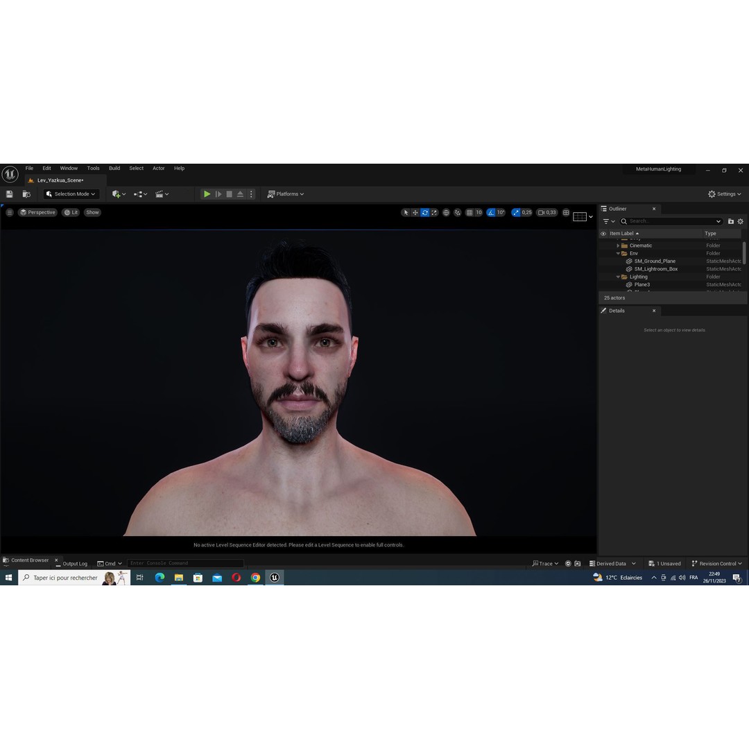 Realistic Man Base Mesh 3D Model – Low Poly Game-Ready Character, FBX - View 28
