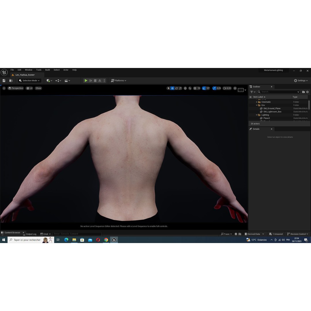 Realistic Man Base Mesh 3D Model – Low Poly Game-Ready Character, FBX - View 36