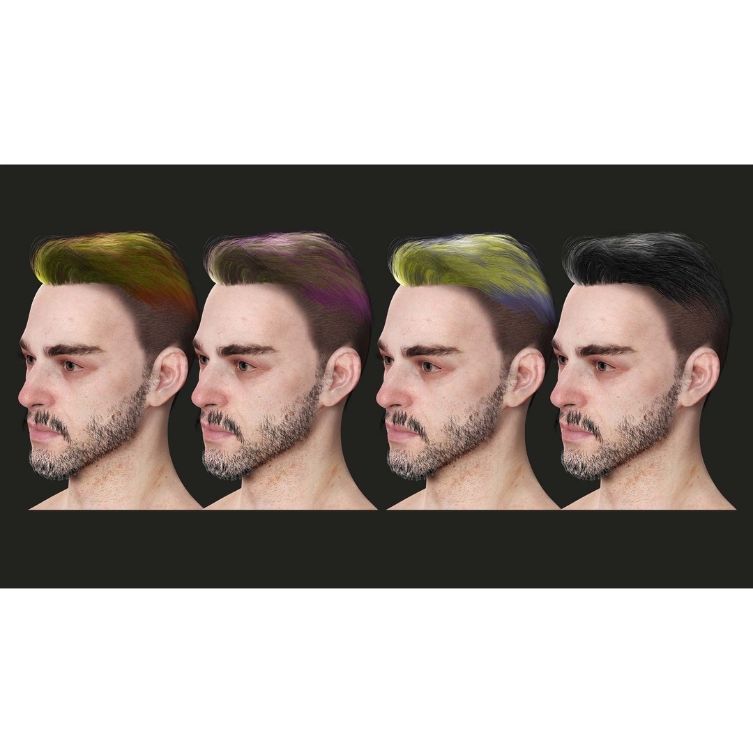 Realistic Man Base Mesh 3D Model – Low Poly Game-Ready Character, FBX - View 4