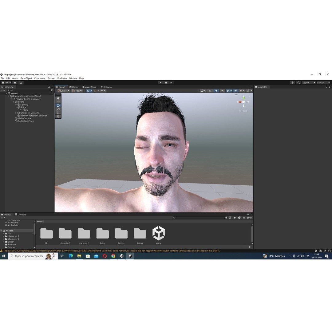 Realistic Man Base Mesh 3D Model – Low Poly Game-Ready Character, FBX - View 41