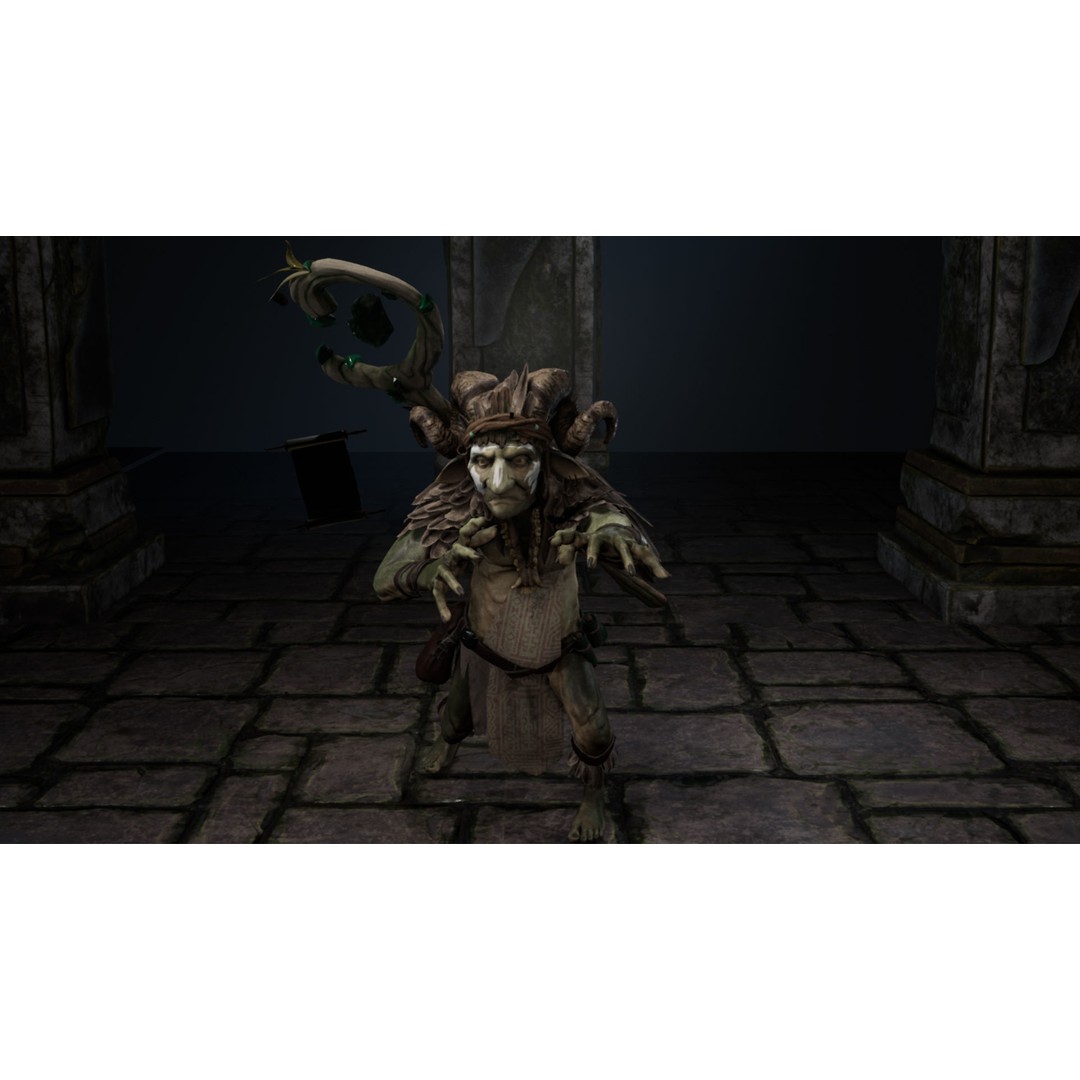 Goblin 3D Model – Low Poly Animated Character, FBX - View 11