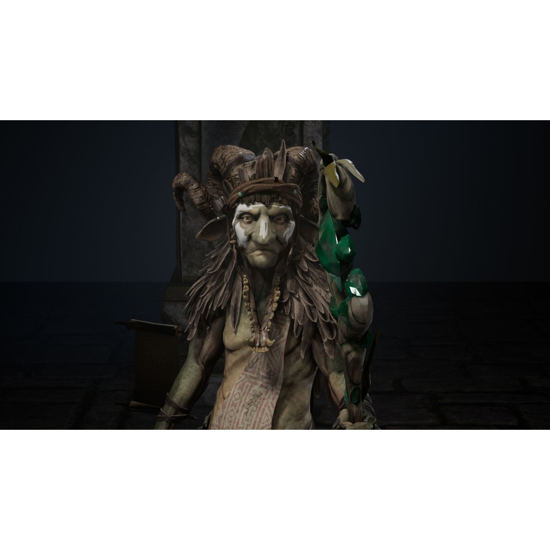 Goblin 3D Model – Low Poly Animated Character, FBX - View 7