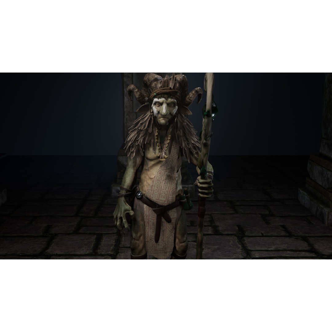 Goblin 3D Model – Low Poly Animated Character, FBX - View 9