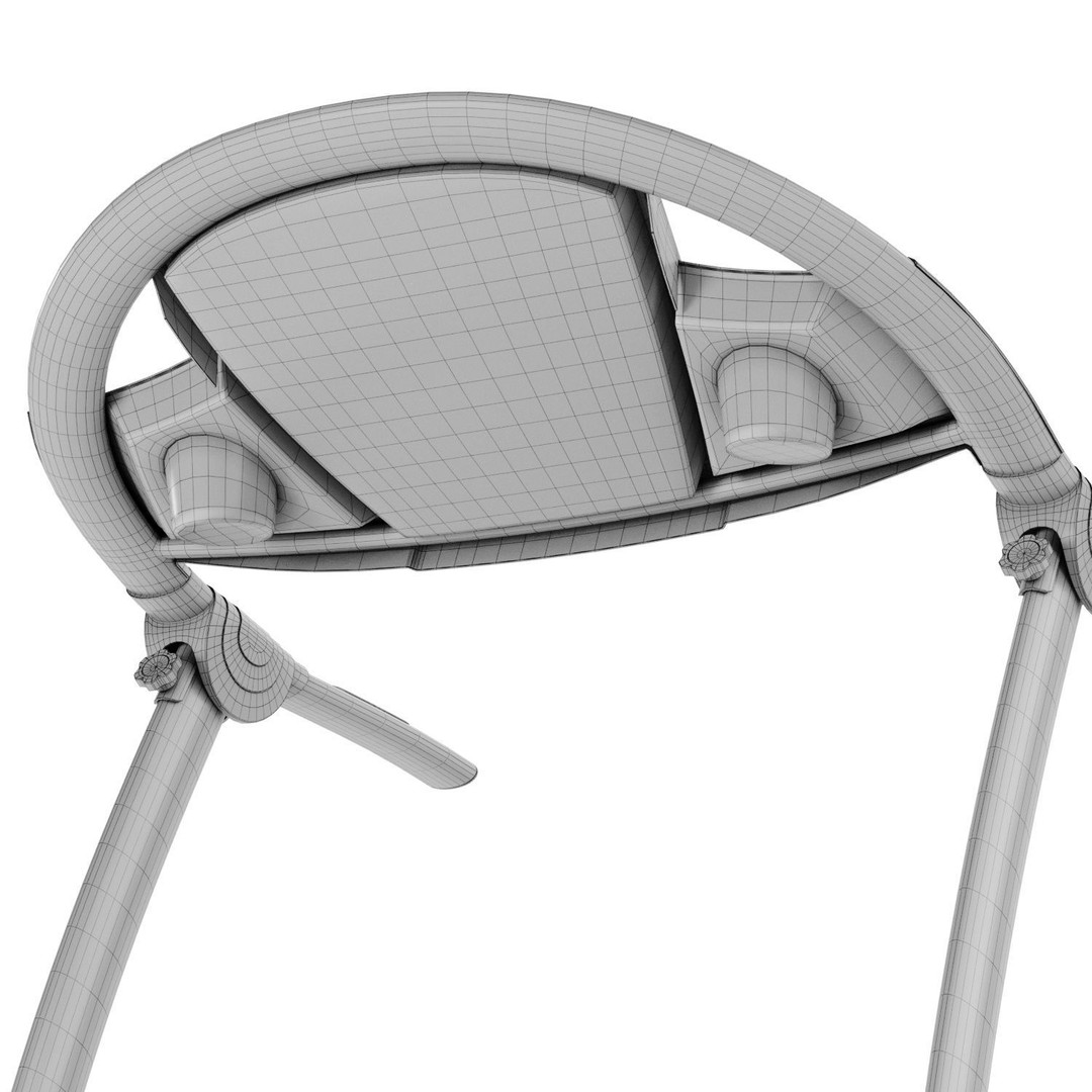EUROFIT Pacifica Treadmill 3D Model – High Poly Fitness Equipment, FBX - View 21
