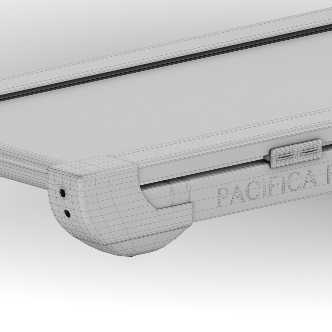 EUROFIT Pacifica Treadmill 3D Model – High Poly Fitness Equipment, FBX - View 27