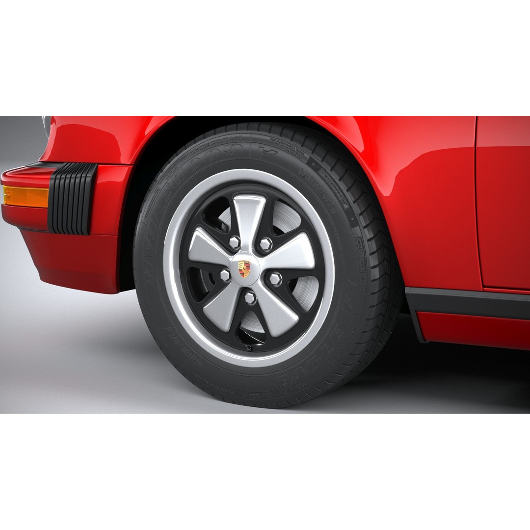 Porsche 911 930 1974 3D Model – High Poly Antique Car, FBX, OBJ - View 18