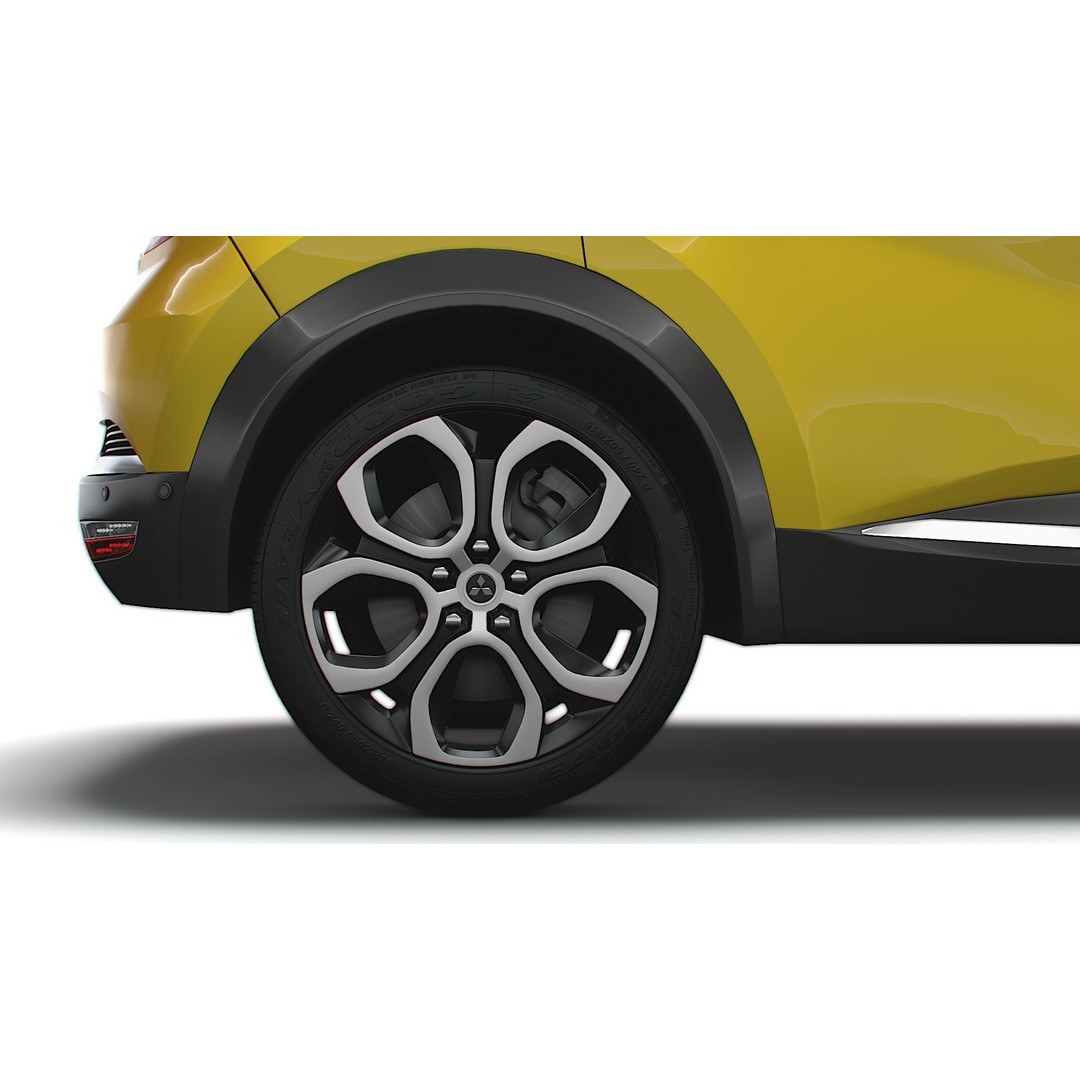 Mitsubishi ASX 2023 3D Model – High Poly Vehicle, FBX, OBJ, Game Ready - View 11
