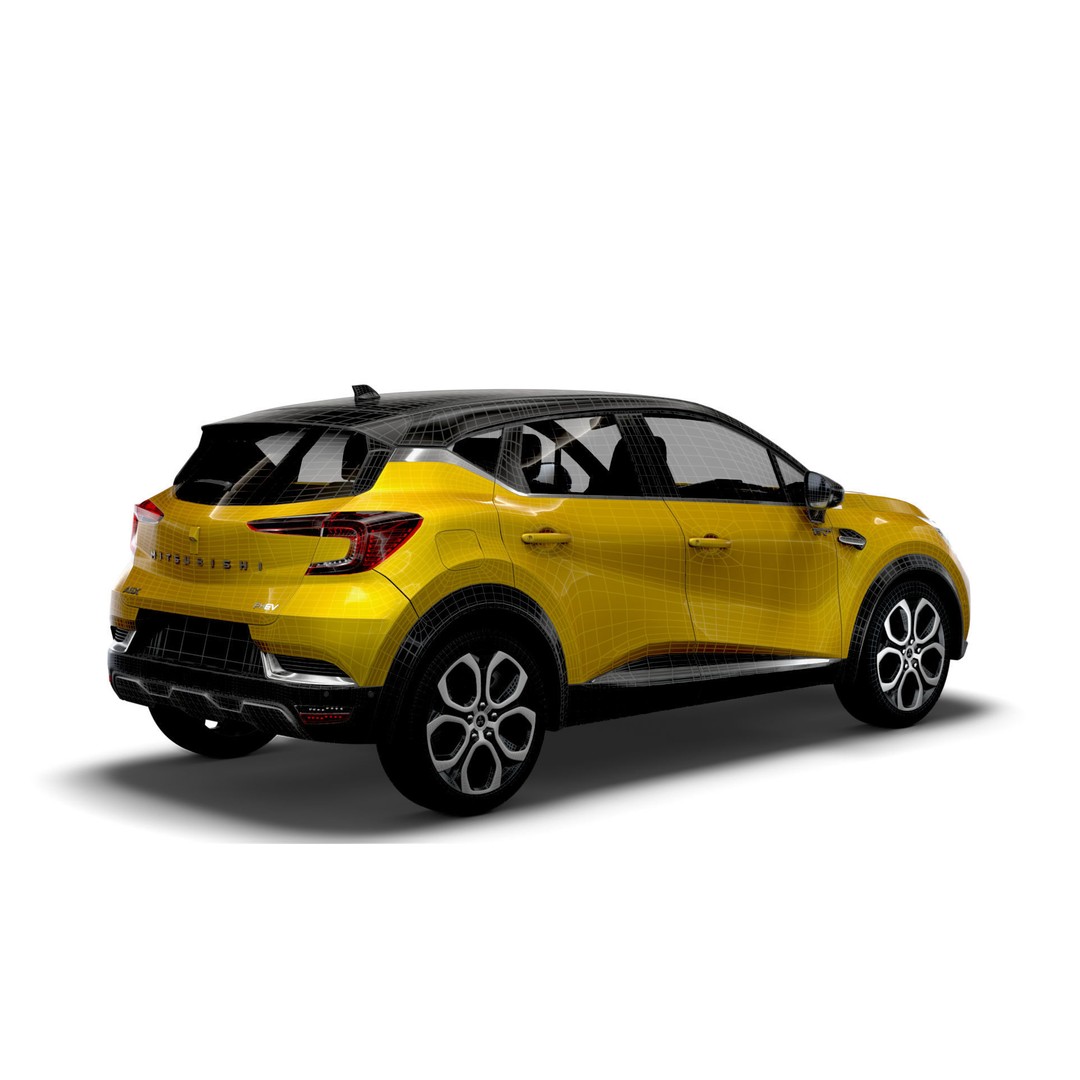 Mitsubishi ASX 2023 3D Model – High Poly Vehicle, FBX, OBJ, Game Ready - View 16