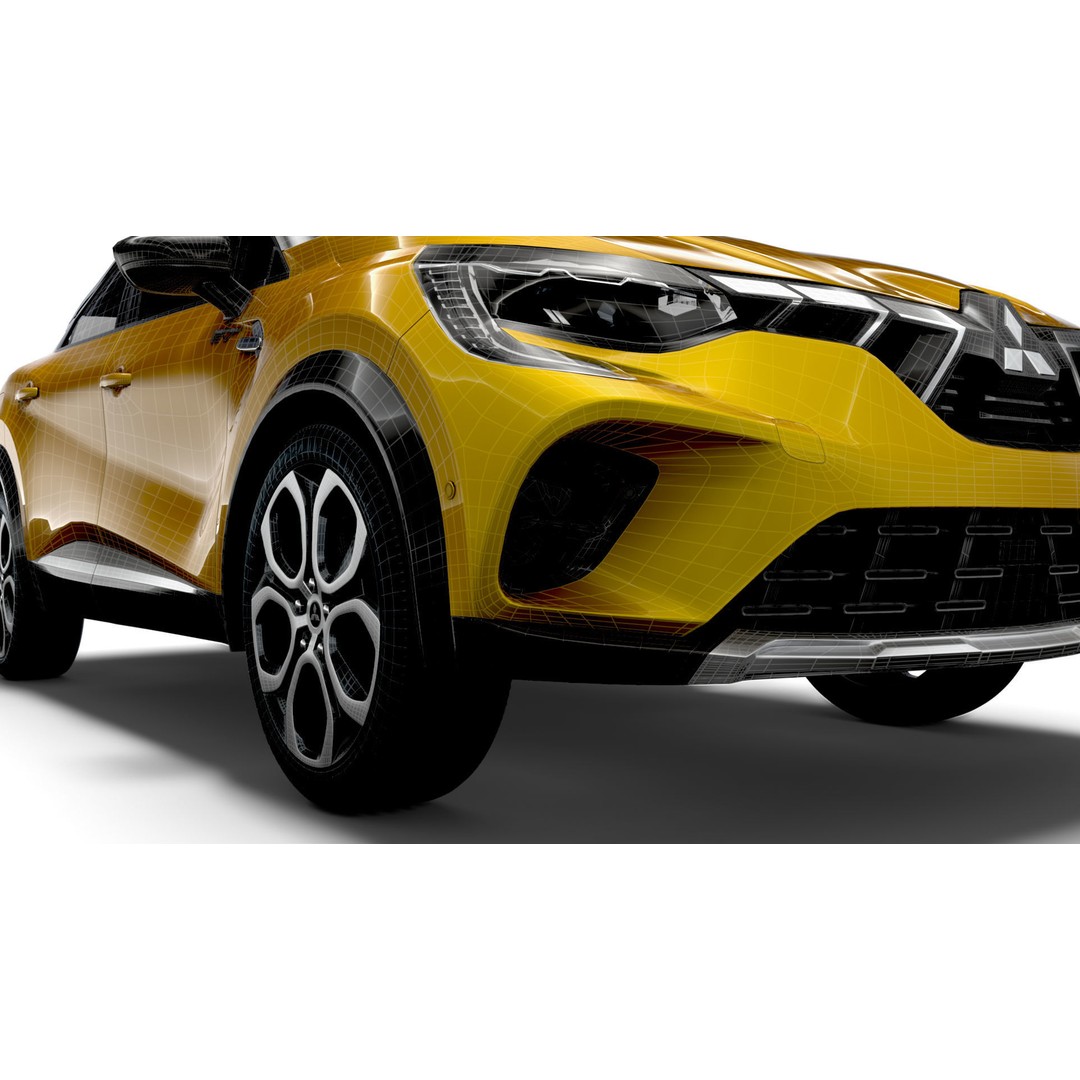 Mitsubishi ASX 2023 3D Model – High Poly Vehicle, FBX, OBJ, Game Ready - View 19