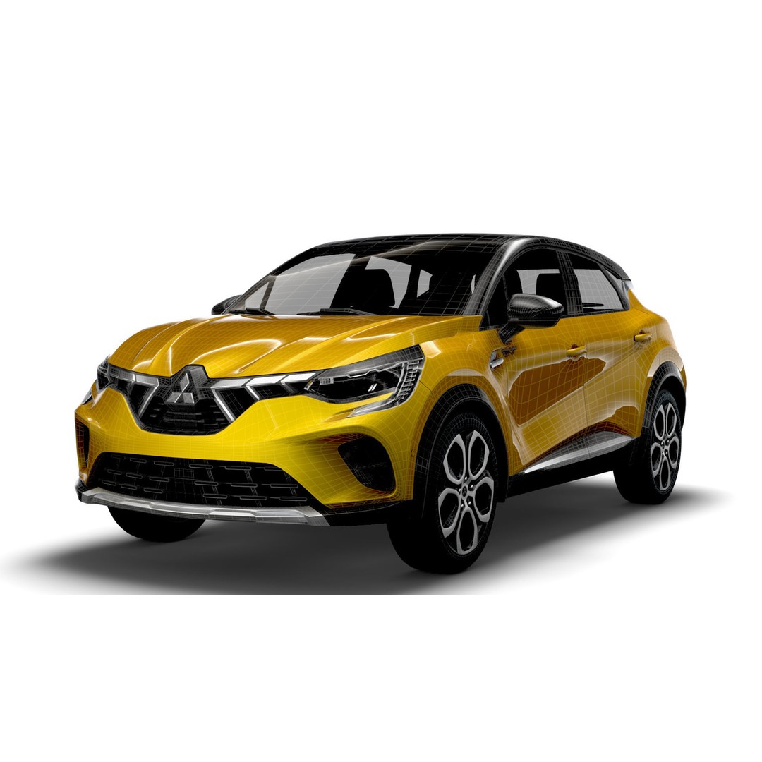 Mitsubishi ASX 2023 3D Model – High Poly Vehicle, FBX, OBJ, Game Ready - View 22