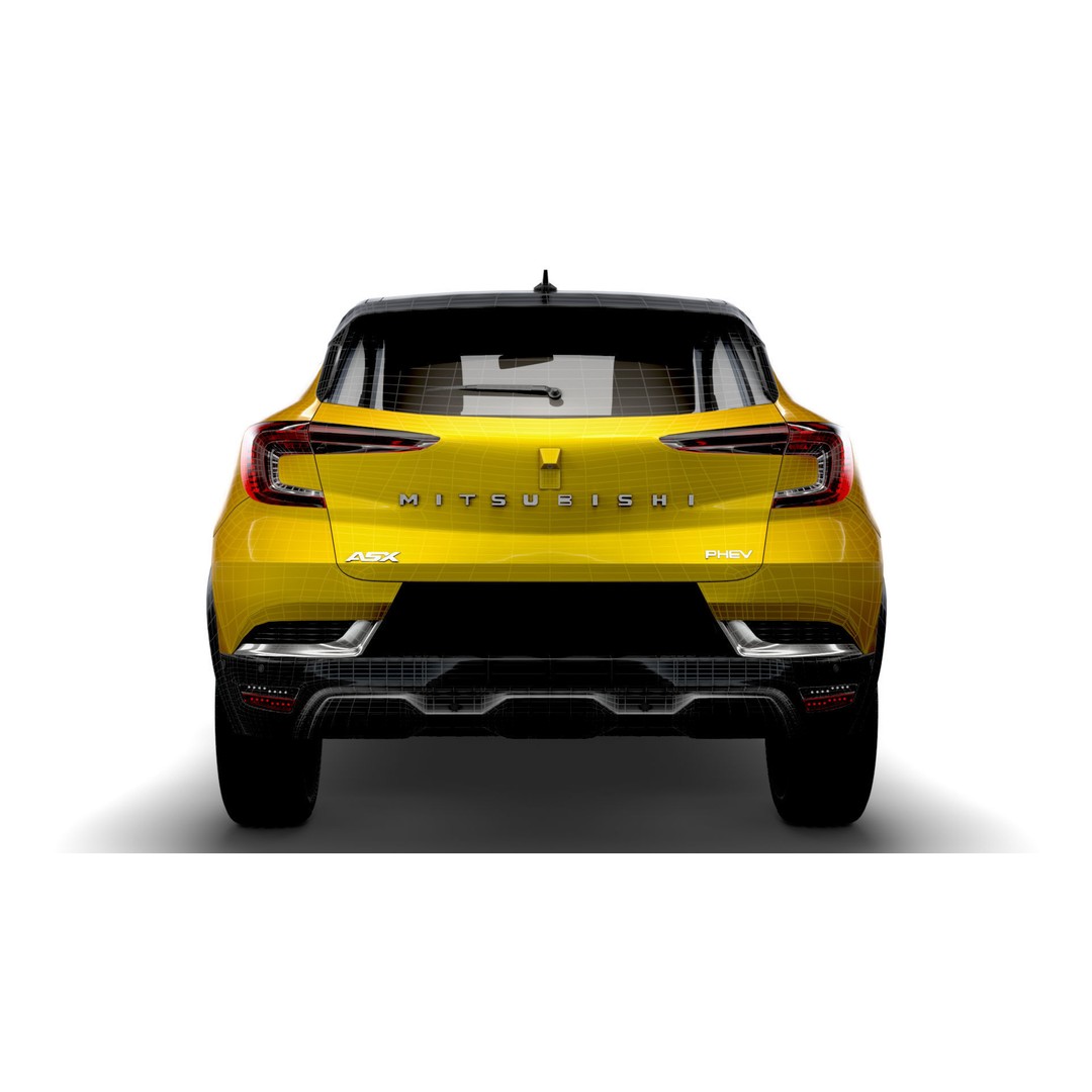 Mitsubishi ASX 2023 3D Model – High Poly Vehicle, FBX, OBJ, Game Ready - View 24