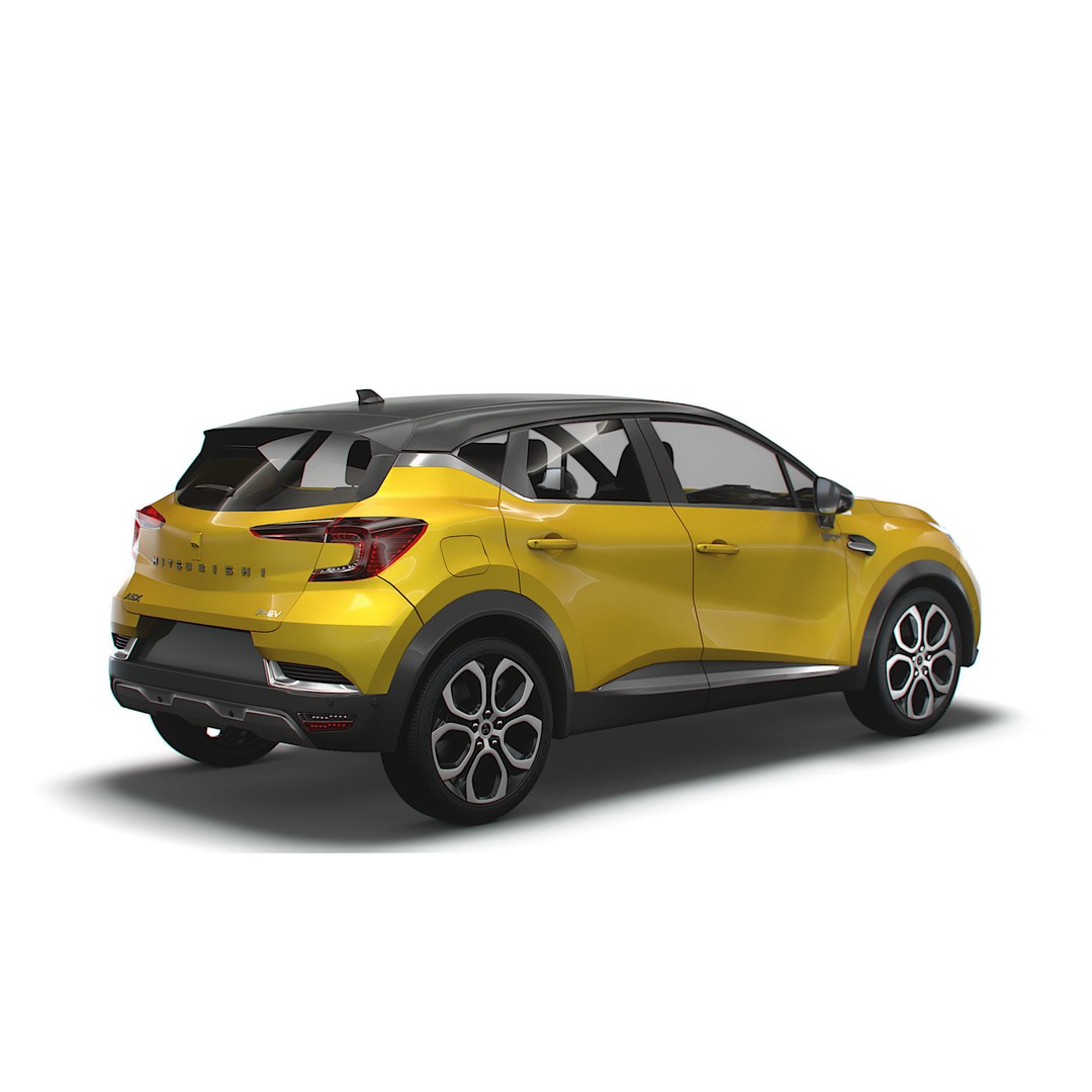 Mitsubishi ASX 2023 3D Model – High Poly Vehicle, FBX, OBJ, Game Ready - View 4