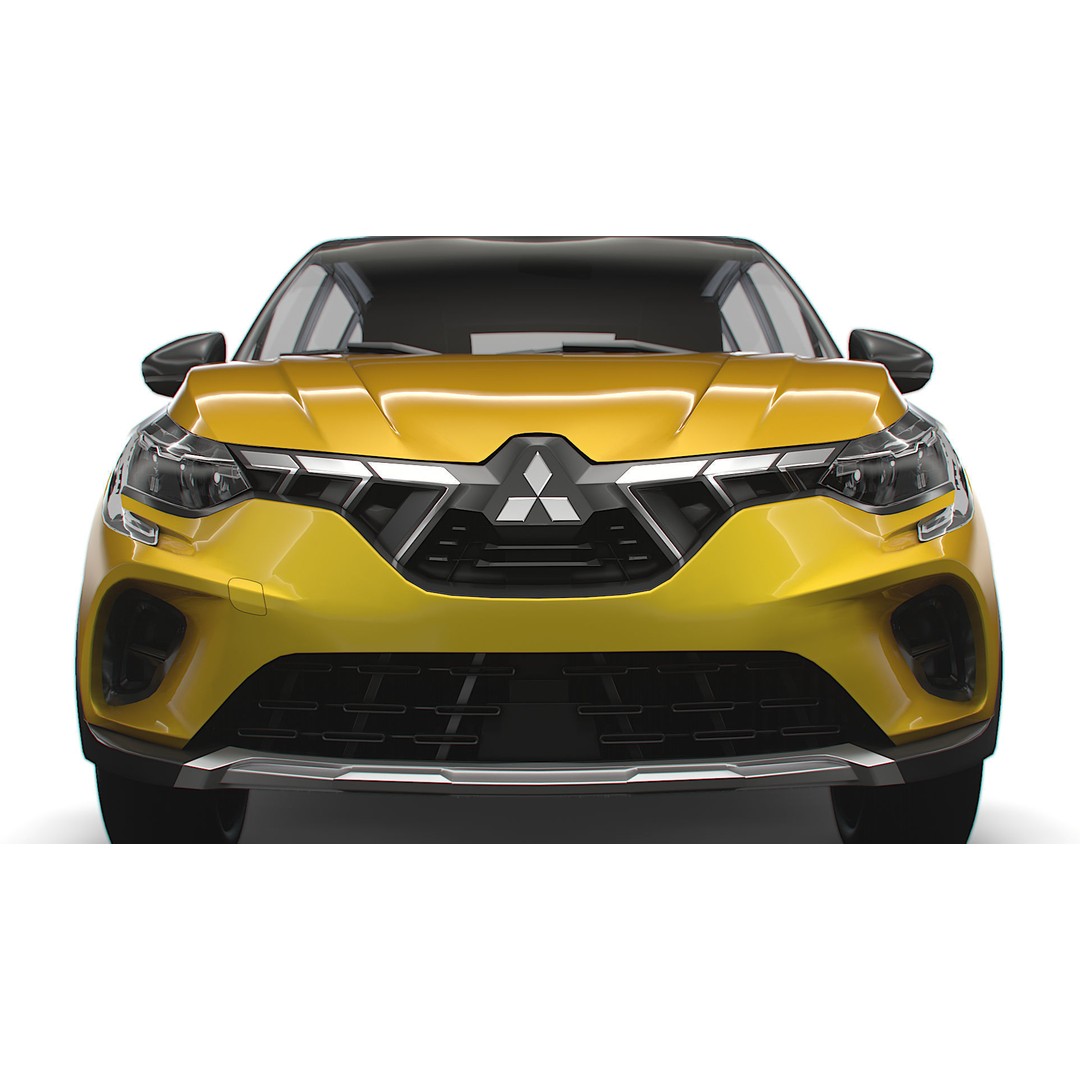Mitsubishi ASX 2023 3D Model – High Poly Vehicle, FBX, OBJ, Game Ready - View 9