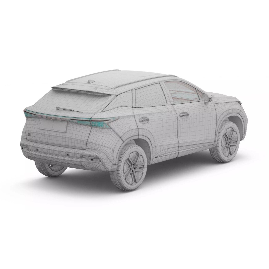 2026 Chery Omoda E5 3D Model – SUV with Interior, FBX, Blender - View 18