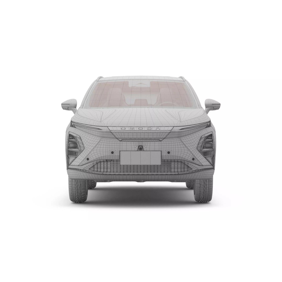 2026 Chery Omoda E5 3D Model – SUV with Interior, FBX, Blender - View 19