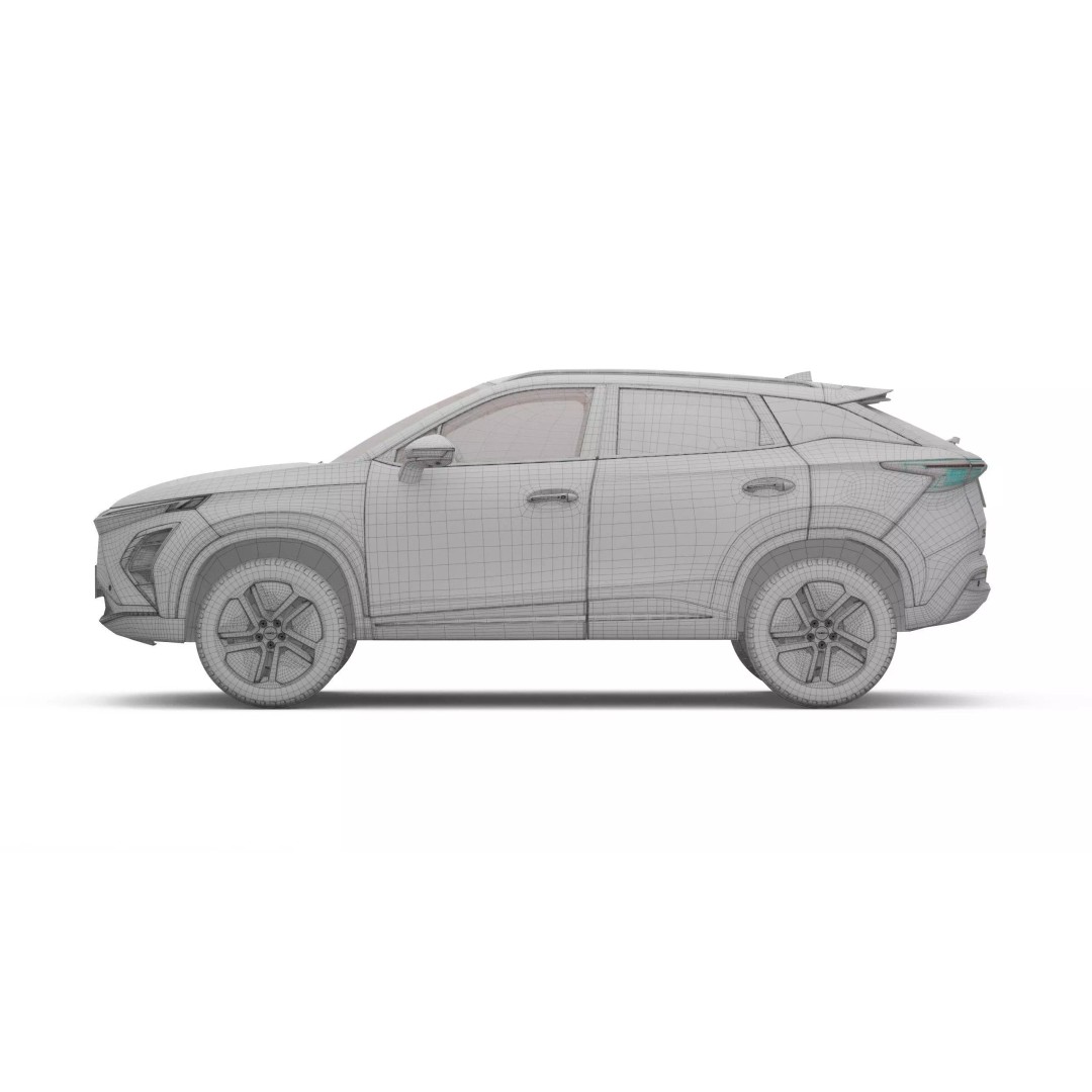 2026 Chery Omoda E5 3D Model – SUV with Interior, FBX, Blender - View 20