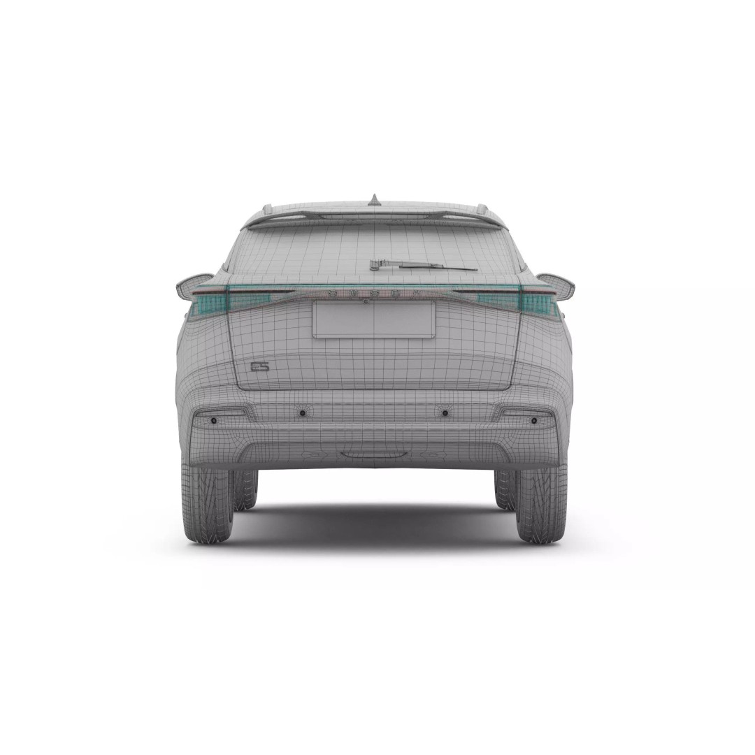 2026 Chery Omoda E5 3D Model – SUV with Interior, FBX, Blender - View 21