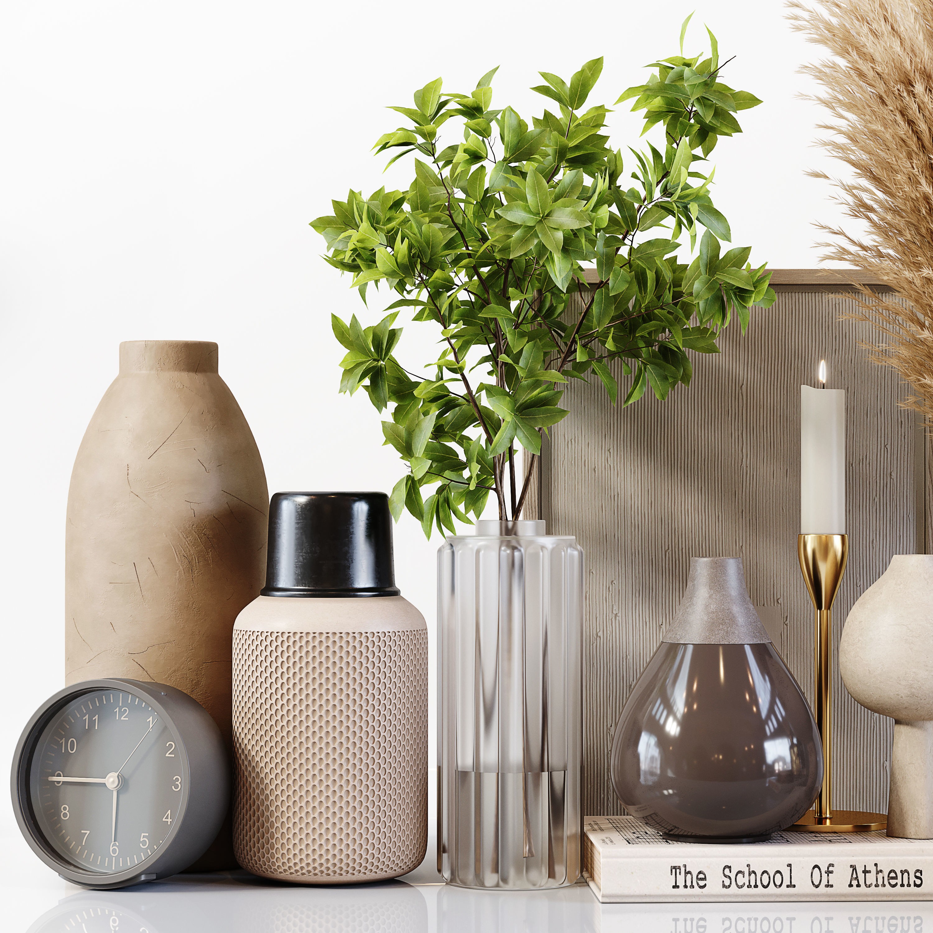 Decorative Set 174 - Low-Poly Game-Ready 3D Model - View 10