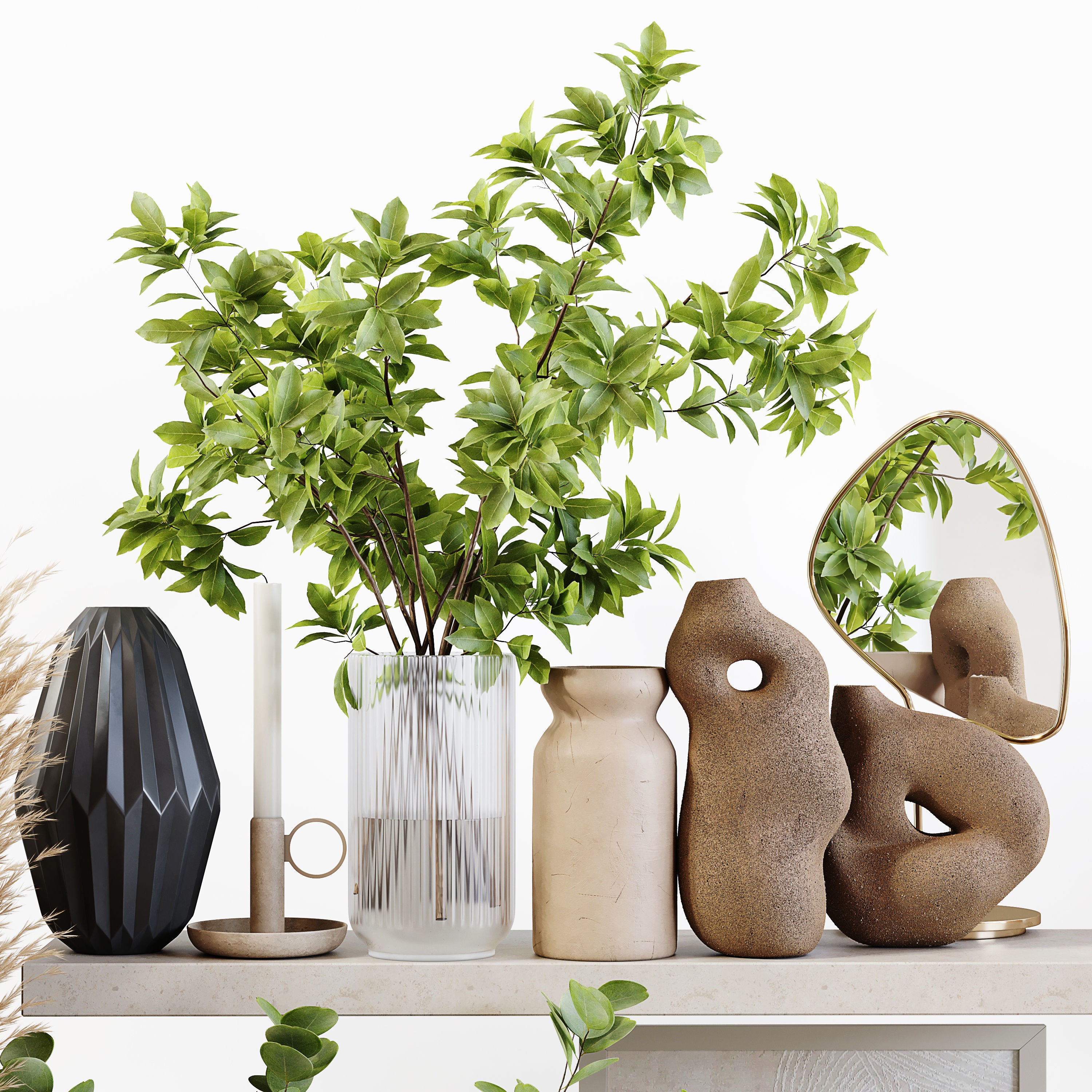 Decorative Set 174 - Low-Poly Game-Ready 3D Model - View 11