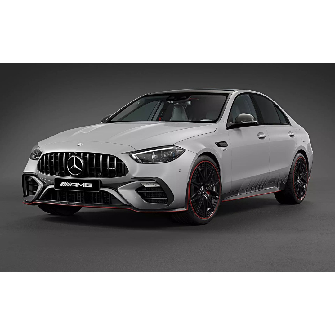 2023 Mercedes-Benz C63 S AMG E Performance F1 Edition 3D Model – High Poly Game Asset, FBX, OBJ - View 6