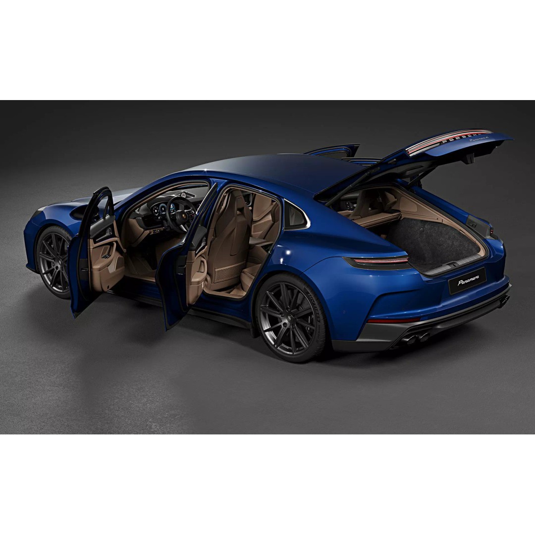 2024 Porsche Panamera 4 3D Model – High Poly Game-Ready Asset, FBX, OBJ - View 14