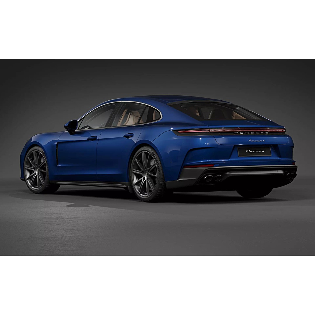 2024 Porsche Panamera 4 3D Model – High Poly Game-Ready Asset, FBX, OBJ - View 3